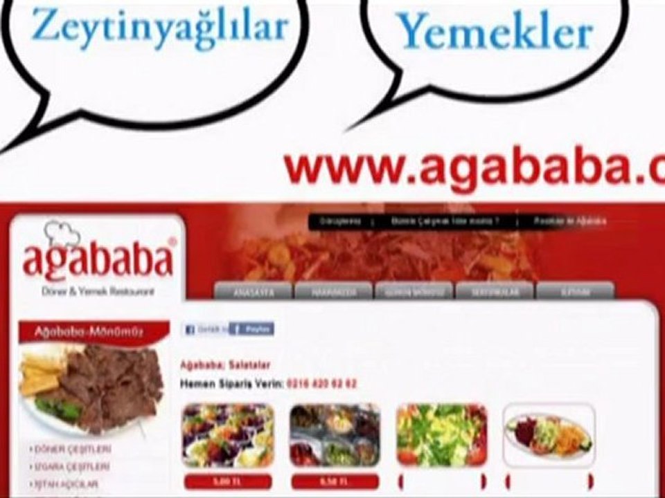 Salata Çeşitleri / www.agababadoner.com