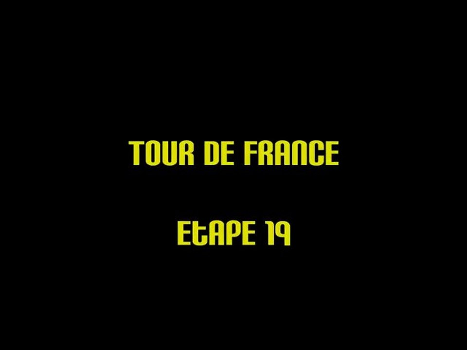 Tour de France 2008 " etape 19 "