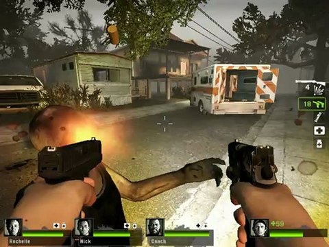 Left for dead 2 Pluie Diluviennes Ville ouvrière