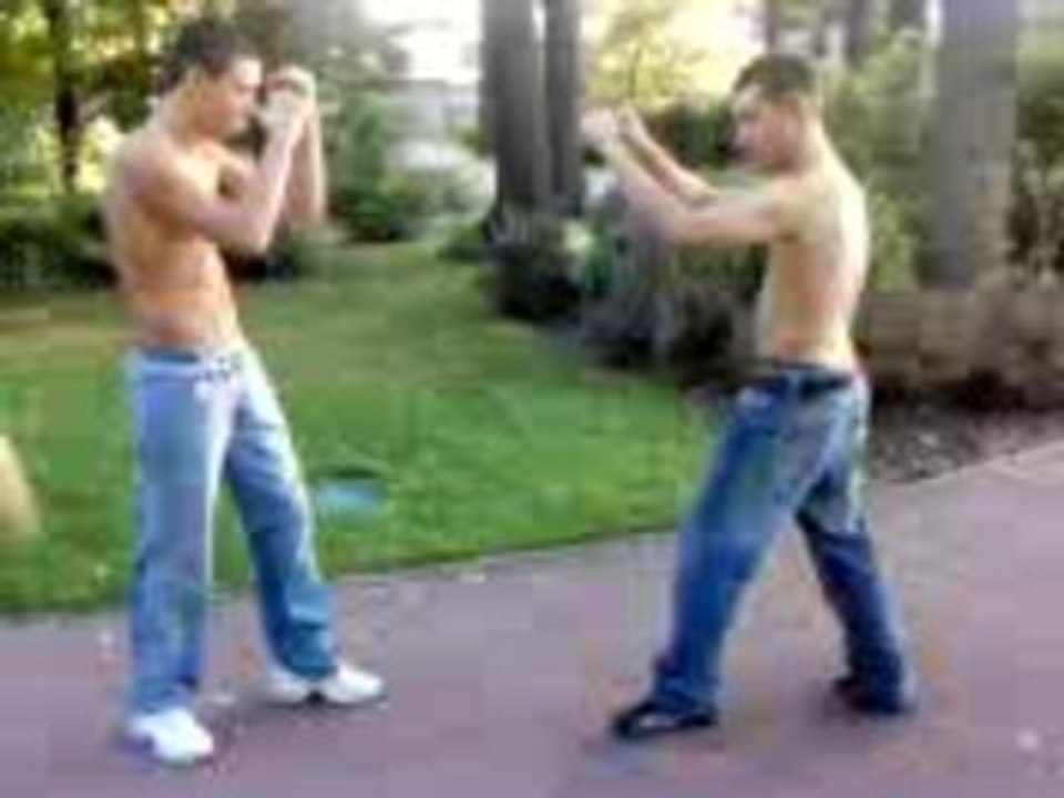 front kick bien placé