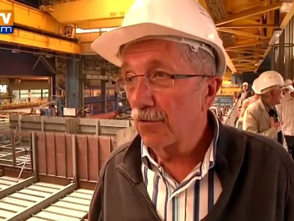 Tourisme au cœur du chantier naval de Saint-Nazaire