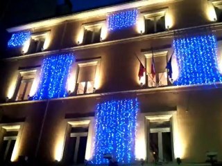 Damier de rideaux led pétillants - Citylum