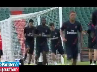 Avant PSG-Differdange, les images de Pastore à l'entraînement