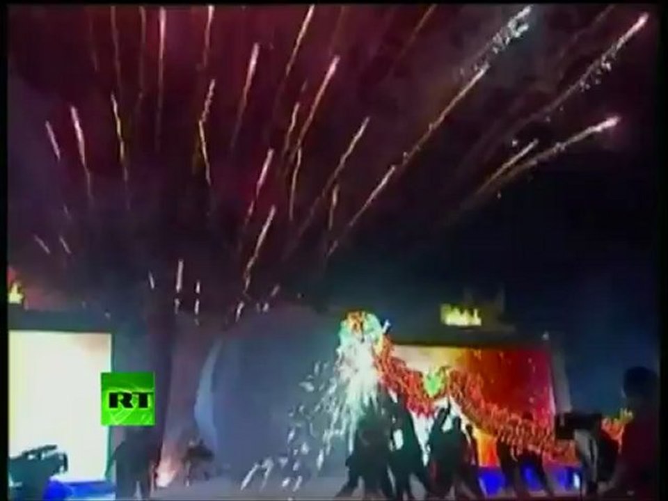 Bang! Deadly fireworks inferno caught on tape in Thailand