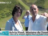 Argelès-Gazost Visite de Sylvia Pinel, ministre du Tourisme (23 juillet 2012)