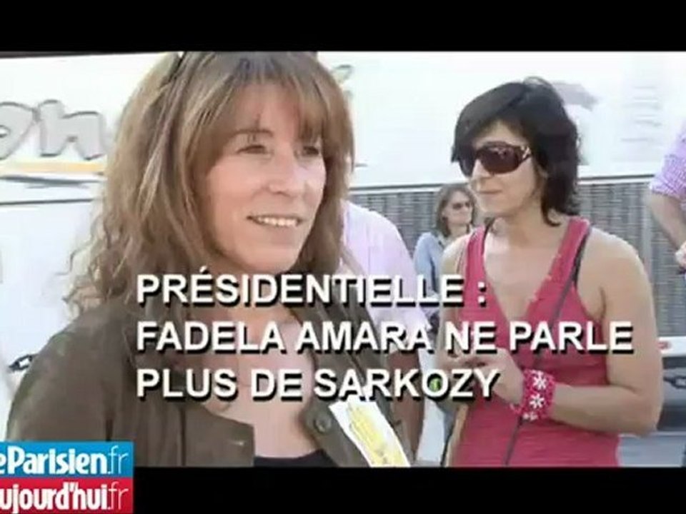 Fadela Amara ne parle plus de Sarkozy