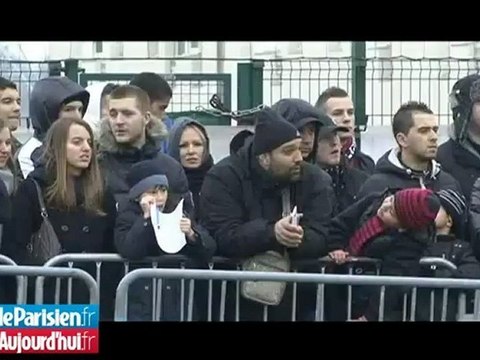 Foule au camp des Loges pour le PSG d'Ancelotti