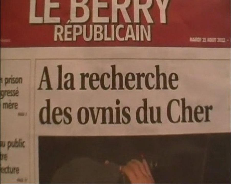 On parle de moi et des sphères (ufo) dans le journal (le Berry républicain)