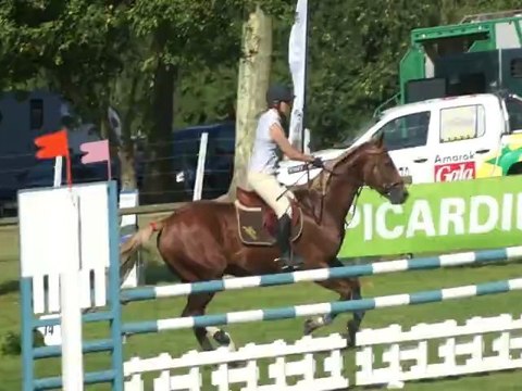 TYSON DE LA PLAGNE en CSO à RONQUEROLLES LE 17 AOUT 2012