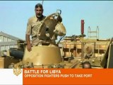 Libyan rebels make major push for Brega