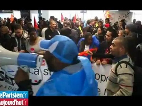 300 agents de sûreté aéroportuaire ont manifesté à Roissy