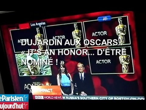 Dujardin nominé aux Oscars : It's an honor... d'être nominé !
