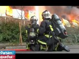 Avec les pompiers dans l'incendie monstre de La Courneuve