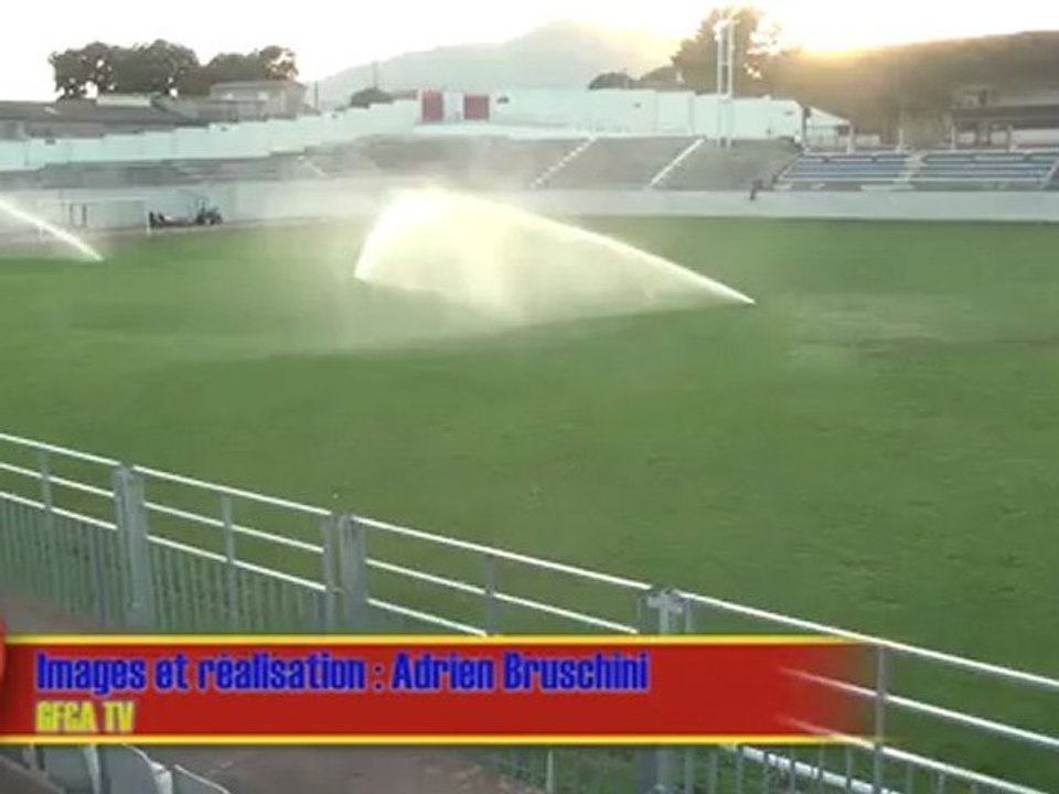 Travaux du stade le 21/08/12