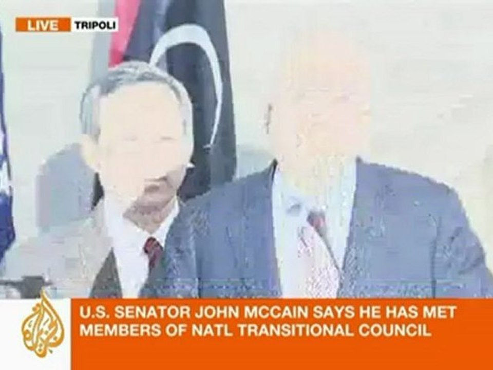 Senator John McCain speaks to Al Jazeera