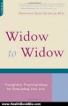 Health Book Review: Widow To Widow: Thoughtful, Practical Ideas For Rebuilding Your Life by Genevieve Davis Ginsburg