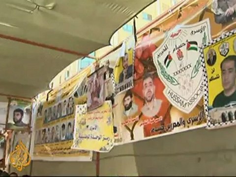 Palestinian prisoners on hunger-strike