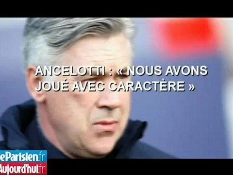 Ancelotti : « Nous avons joué avec caractère »