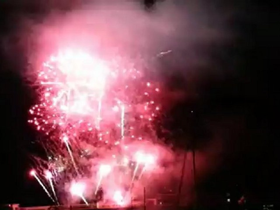 Feux d'artifice de monaco  aout 2012 (1ere partie)