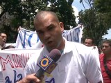 Protesta de trabajadores  Instituto Nacional de Juventud