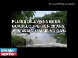 Pluies diluviennes en Guadeloupe : 