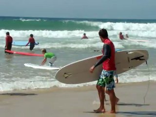 surf à Hourtin plage