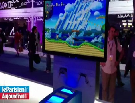 démo jeu Super Mario Bros. U sur Nintendo Wii U au salon E3