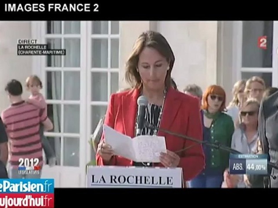 Ségolène Royal : «Le résultat de ce soir est celui d'une trahison politique»