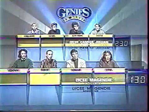 Génies en herbe Bordeaux 1991