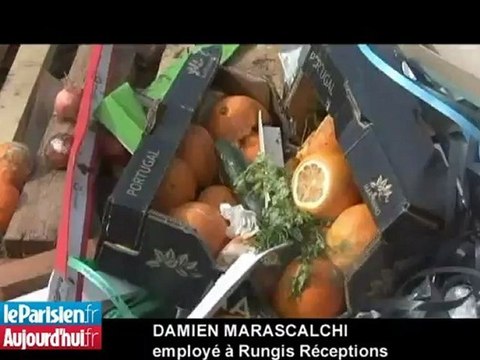 Grève des éboueurs : les déchets s'accumulent à Rungis