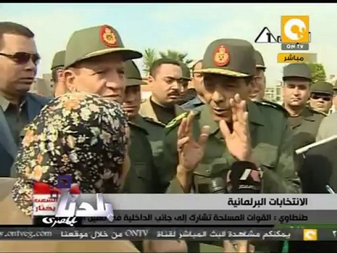 بلدنا: لقاء المشير طنطاوي بضباط المنطقة المركزية