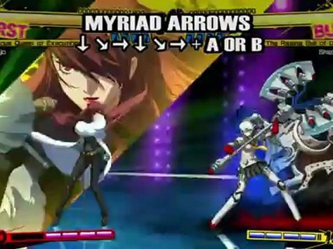 Persona 4 : Arena - Move Video : Mitsuru Kirijo