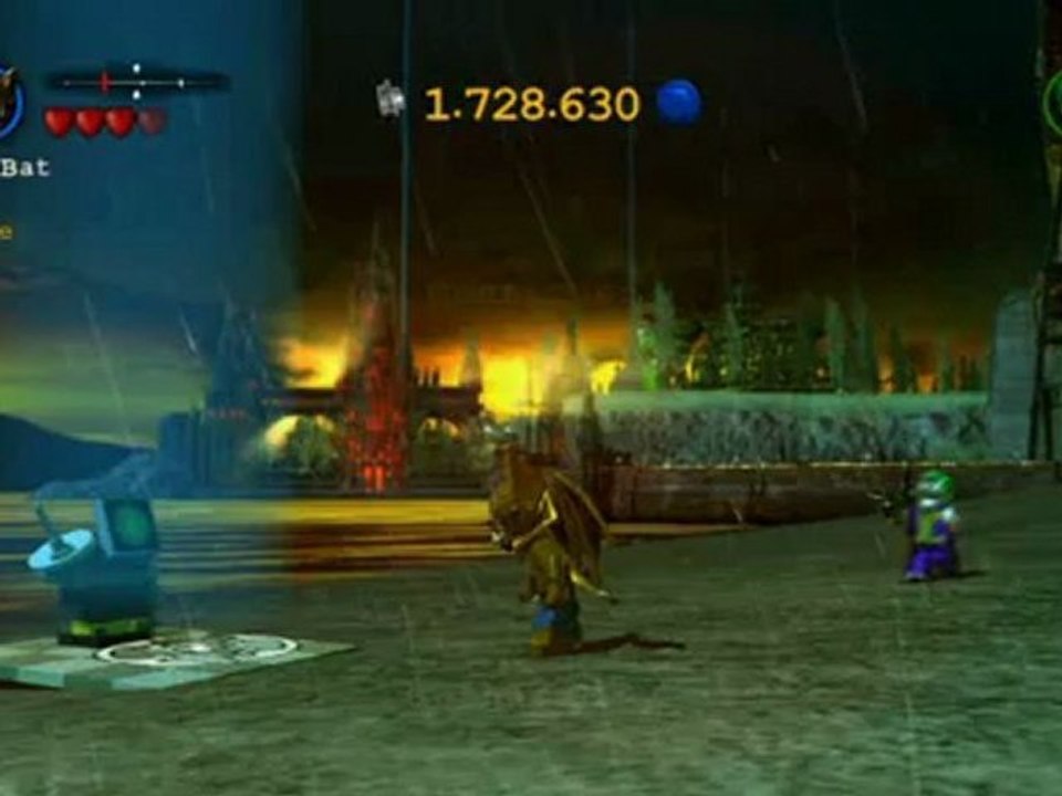 Lego Batman 2 : DC Super Heroes - Brique 17 : Détecteur de Briques dorée
