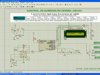 SENSOR HUMEDAD HS1101 PIC16F628A