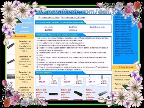 nouvelle asus a42-m70 batterie Batteries, Chargeurs et Adaptateur pour Ordinateur Portable