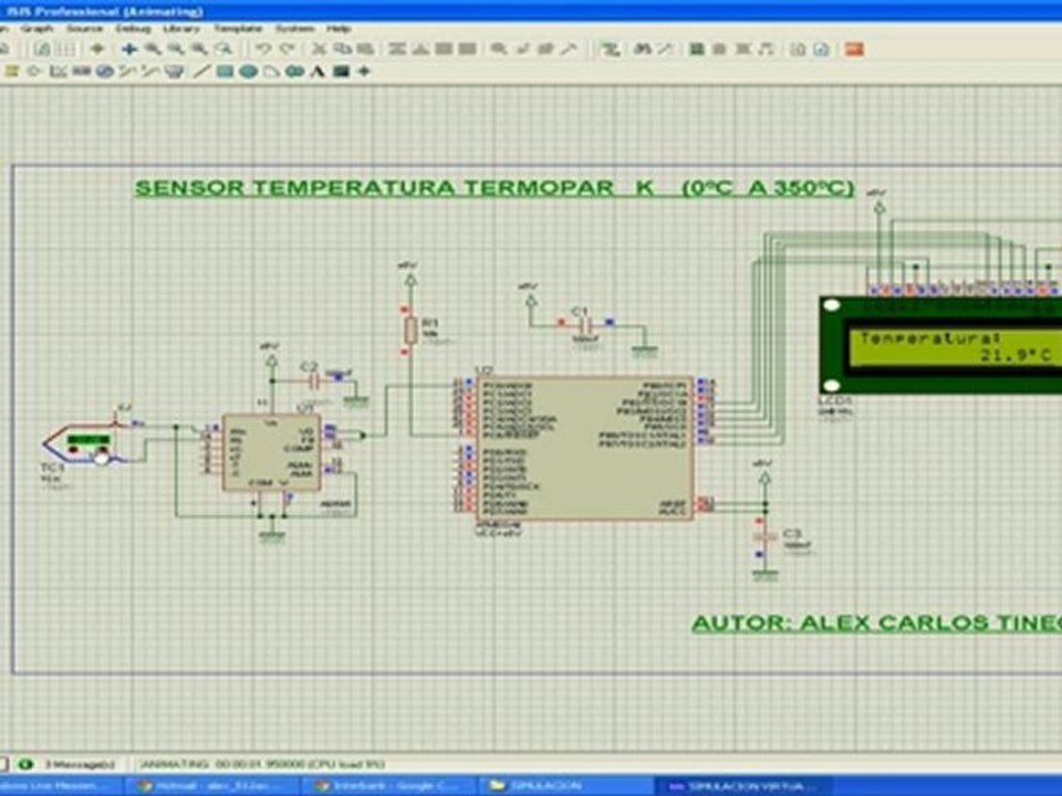 SENSOR TEMPERATURA TERMOPAR TIPO K