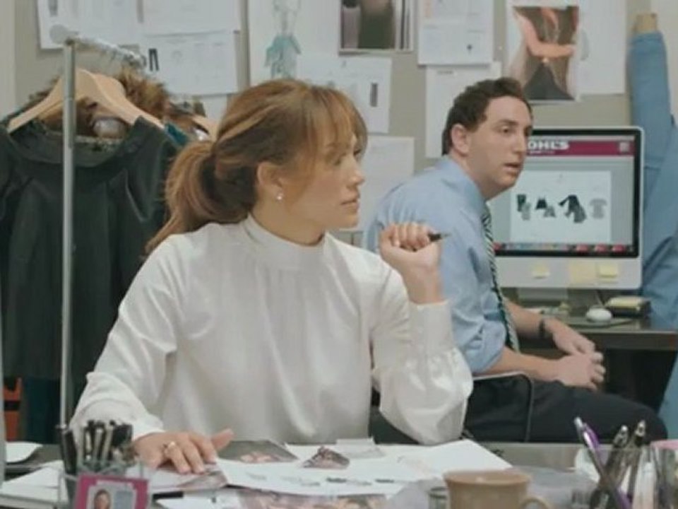 Jennifer Lopez gets down to work