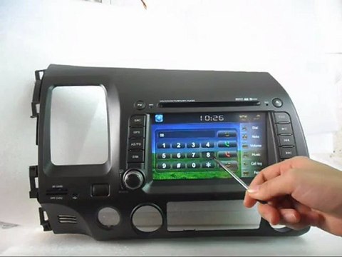 Honda Civic Radio DVD GPS, 2005-2009 Honda Civic DVD Player Bluetooth, Honda Civic DVD Navigation TV