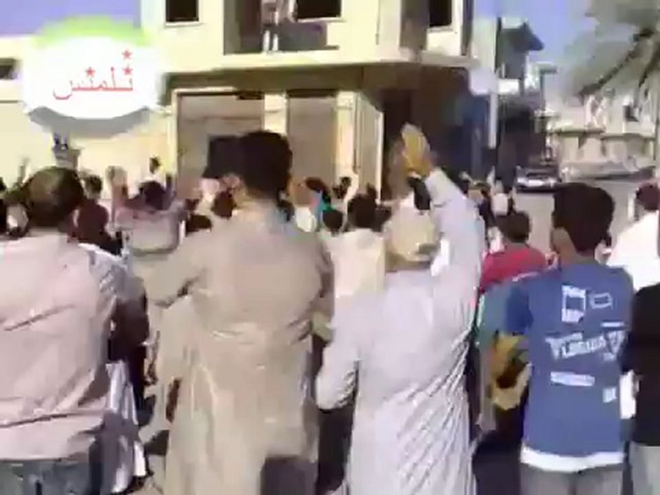 Syria فري برس  ادلب  مظاهرة في تلمنس نصرة للمدن التي تتعرض للقصف  الثلاثاء 21 8 2012