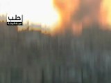 Syria فري برس  حلب - سيف الدولة - لحظة سقوط القذائف على الحي  21-87-2012