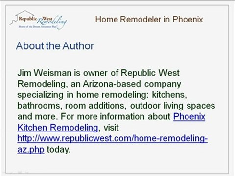 Home Remodeler in Phoenix: How to Survive a Major Renovation Project