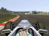 F1 2011 - GP de Hongrie - Crash aux EL1
