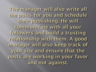 Social Media Consultants