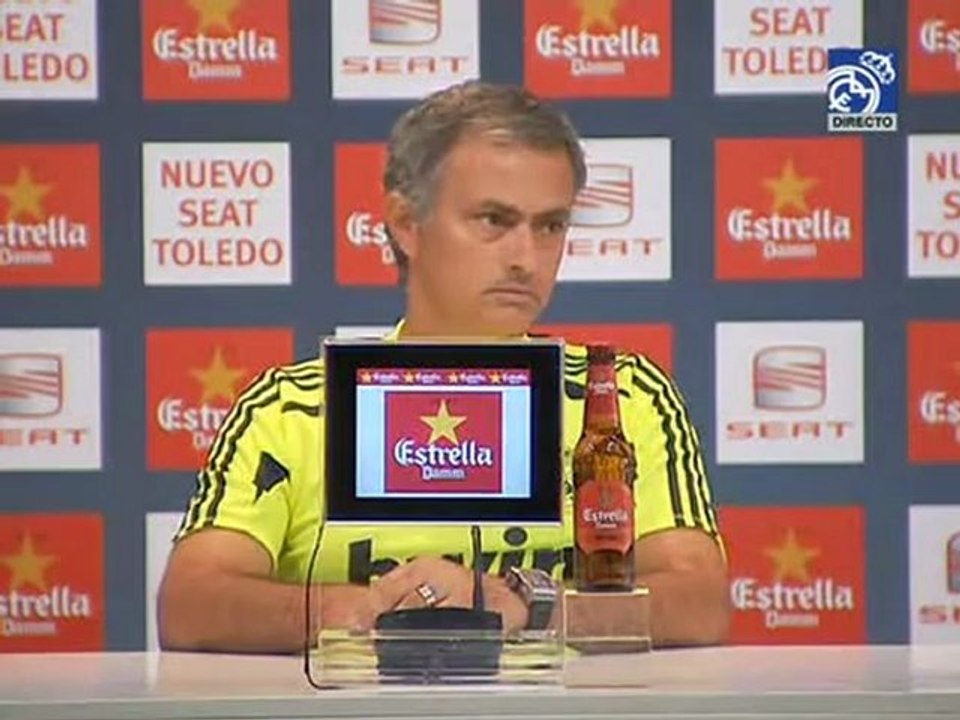 Supercopa Barcelona - Real Madrid Mourinho Rueda de Prensa Previa Completa