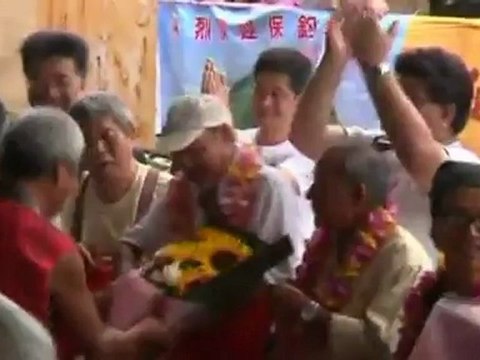 China welcomes island activists in Hong Kong