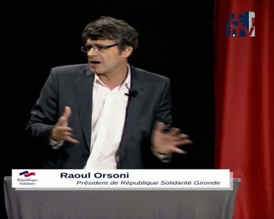 Raoul Orsoni : " Dominique de Villepin a un projet pour la France"