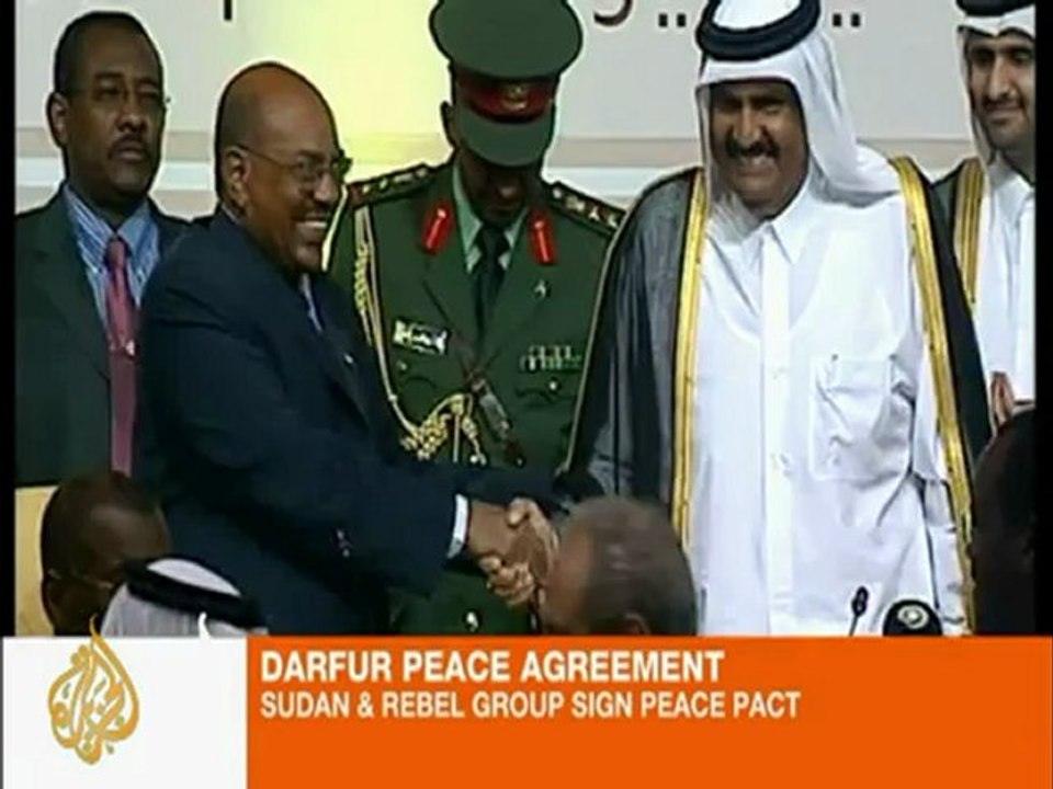 Sudan signs peace accord with Darfur rebels