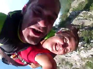 Pont de Ponsonnas en tandem avec ma super cherie en mode go pro