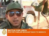 Expelled Misrata families return home