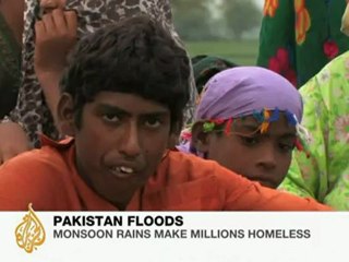 Millions affected by floods in Pakistan